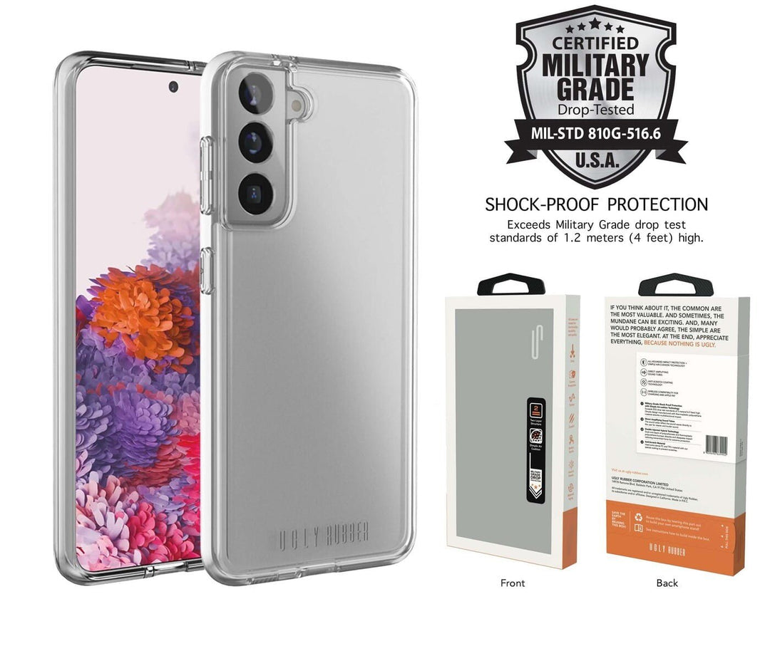 Ugly Rubber Pure Transparent Armor Case for Samsung Galaxy S23 | Case | Ugly Rubber | Frank Mobile