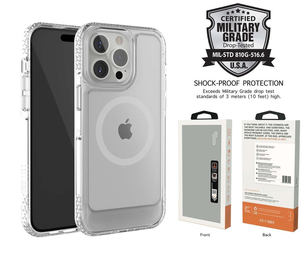 Ugly Rubber U-Model Bumper Case with MagSafe for iPhone 15 Pro | Case | Ugly Rubber | Frank Mobile