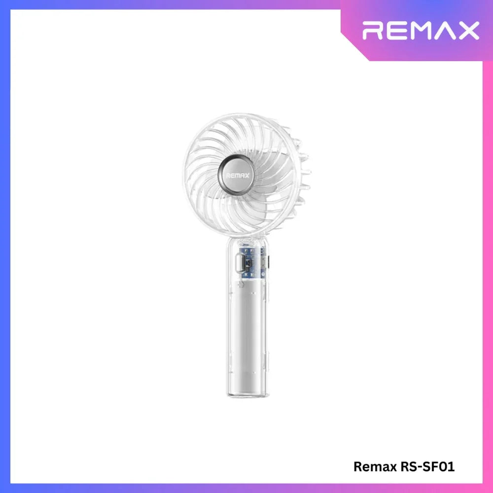 REMAX RS-SF01 Transparent Handheld Fan | Handheld Fan | REMAX | Frank Mobile