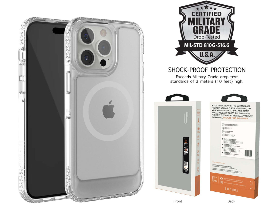 Ugly Rubber U-Model Bumper Clear Case for iPhone 14 Pro