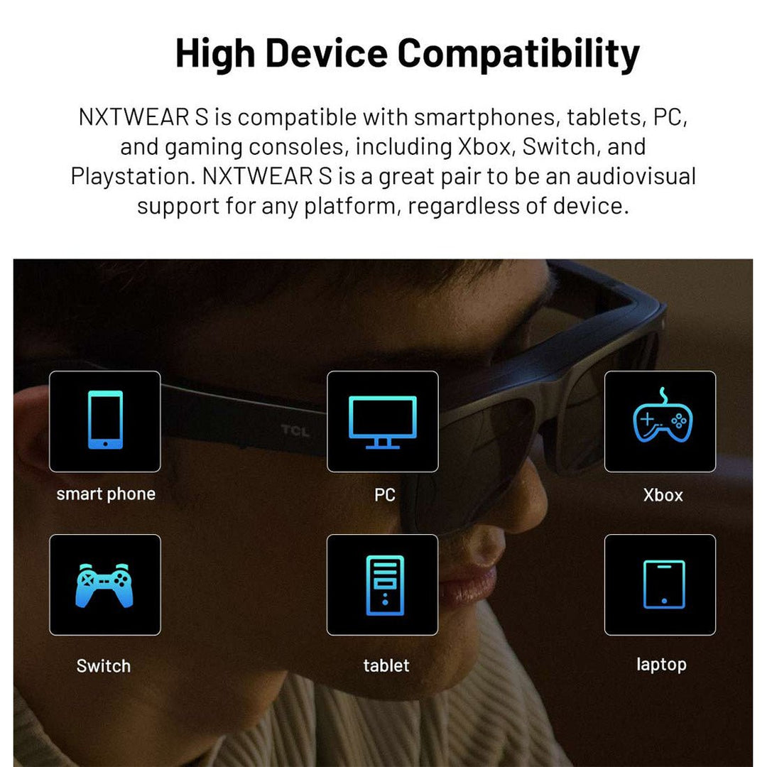 TCL RayNeo NXTWEAR S XR Smart Glasses | Smart Glasses | TCL | Frank Mobile