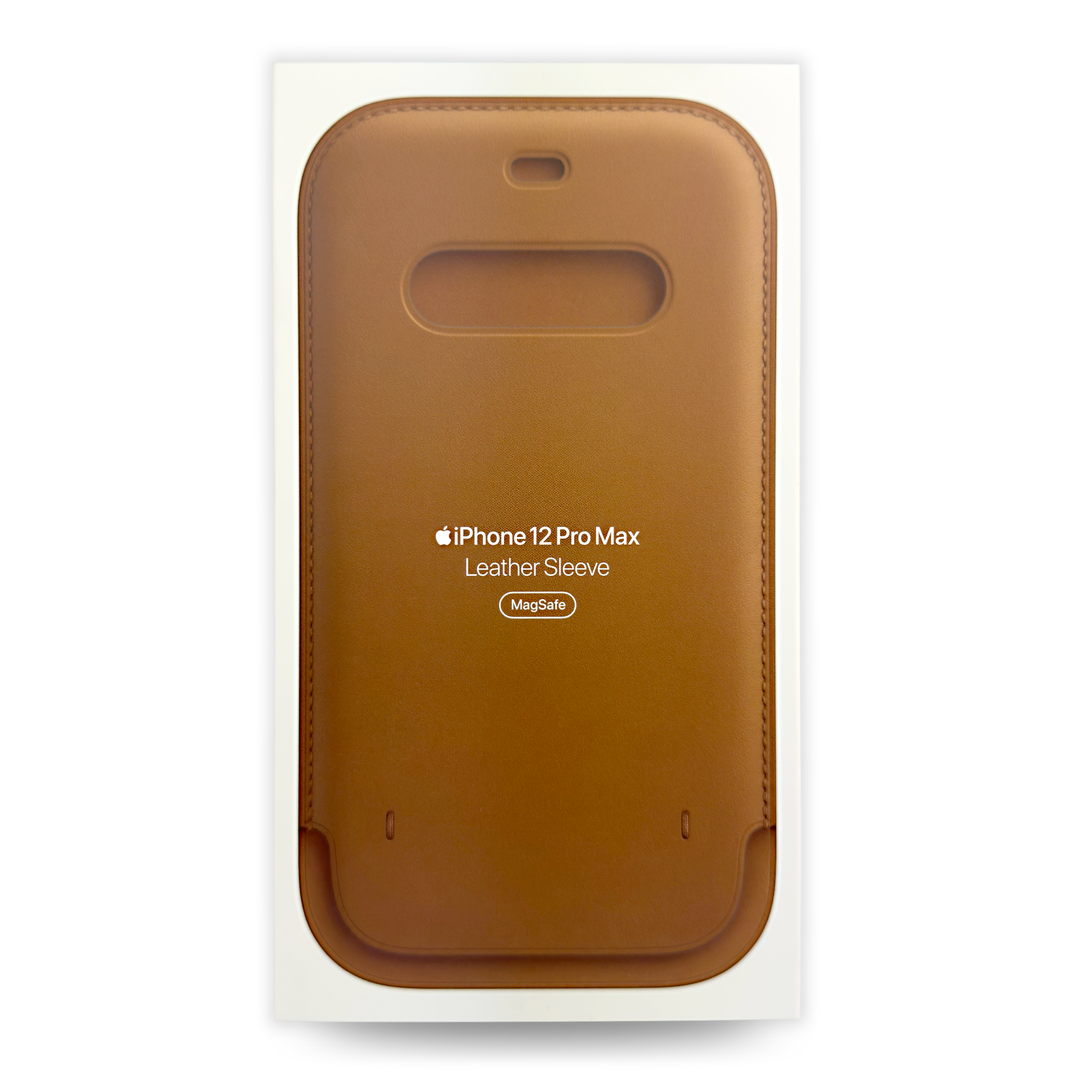 Original Apple iPhone 12 Pro Max Leather MagSafe Sleeve